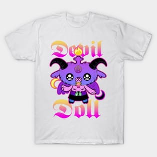 Devil Doll Cute Kawaii Baphomet Pastel Goth T-Shirt